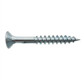 200 Vis De Construction À Tête Fraisée Cs 06060 - 6X60 mm T30 Zingué Blanc - D-Work