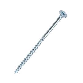100 Vis De Construction À Tête Fraisée Cs 06260 - 6X260 mm T30 Zingué Blanc - D-Work