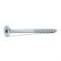 100 Vis De Construction À Tête Large Ct 06070 - 6X70 mm T30 Zingué Blanc - D-Work