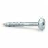 100 Vis de Construction Tête Large 6x220 mm T30 - Zingué Blanc - D-Work