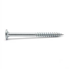 50 Vis De Construction À Tête Large Ct 06280 - 6X280 mm T30 Zingué Blanc - D-Work
