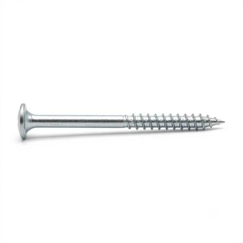 50 Vis De Construction À Tête Large Ct 06280 - 6X280 mm T30 Zingué Blanc - D-Work