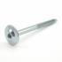 50 Vis De Construction À Tête Large Ct 08080 - 8X80 mm T40 Zingué Blanc - D-Work