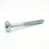 50 Vis De Construction À Tête Large Ct 08220 - 8X220 mm T40 Zingué Blanc - D-Work