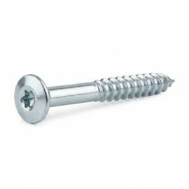 50 Vis De Construction À Tête Large Ct 08240 - 8X240 mm T40 Zingué Blanc - D-Work