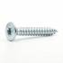 25 Vis de Construction Tête Large 10x240 mm - Zingué Blanc T40 - D-Work