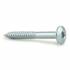 25 Vis de Construction Tête Large 10x280 mm T40 - Zingué Blanc - D-Work