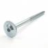 25 Vis De Construction À Tête Large Ct 10320 - 10X320 mm T40 Zingué Blanc - D-Work