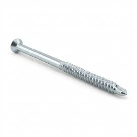 25 Vis De Construction À Tête Large Ct 10380 - 10X380 mm T40 Zingué Blanc - D-Work