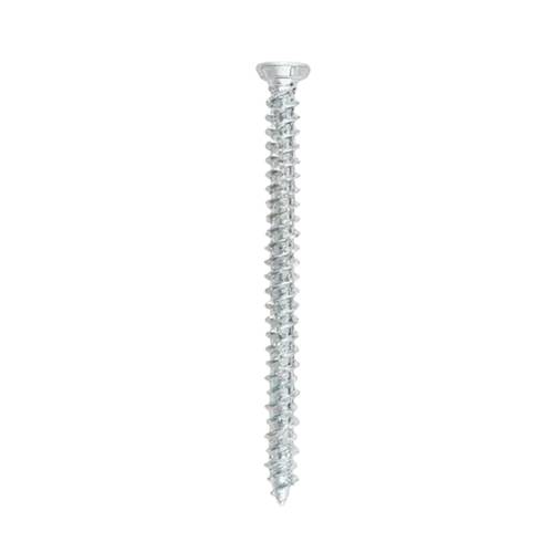 100 Vis à Tête Fraisée 7,5x92 mm - Fixation Cadre - Acier Zingué - D-Work