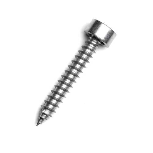 100 Vis à Tête Fraisée 7,5x122 mm - Fixation Cadre - Acier Zingué - D-Work