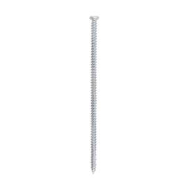 100 Vis à Tête Fraisée 7,5x182 mm - Fixation Cadre - Acier Zingué - D-Work