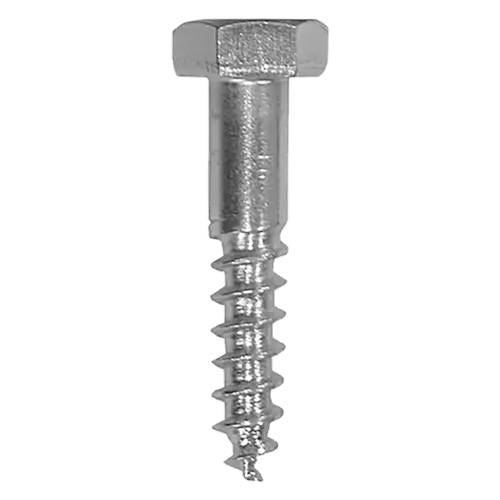 5 Tirefonds PWD 60x10 mm - Acier Galvanisé - Fixation Robuste - D-Work