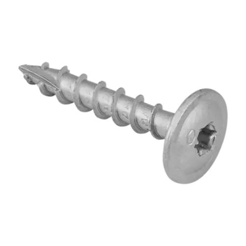 10 Vis de Jardin 8x50 mm - Acier Zingué - Fixation Durable - D-Work