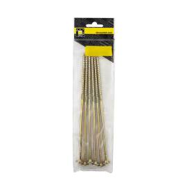 10 Vis De Construction À Tête Large Ct 06200 - 6X200 mm T30 (6 Pcs/Pack) - D-Work