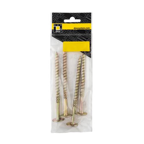 10 Vis De Construction À Tête Large Ct 08120 - 8X120 mm T40 (4 Pcs/Pack) - D-Work