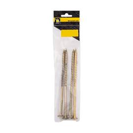 10 Vis De Construction À Tête Large Ct 08260 - 8X260 mm T40 (4 Pcs/Pack) - D-Work