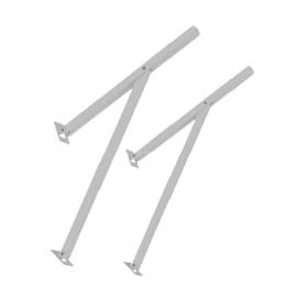 4 Supports Pour Toit Inclin? 320x380 mm - Fixation Robuste - D-Work