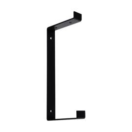4 Équerres D'Étagère C Wff 150 - 163X368X5 mm Noir - D-Work