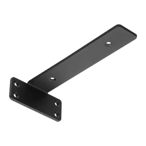 10 Équerres D'Étagère C Wfp 200 - 200X100X40X5 mm Noir - D-Work