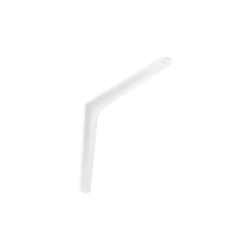 10 Équerres d’Étagère Aluminium 190x165 mm - Blanc - D-Work