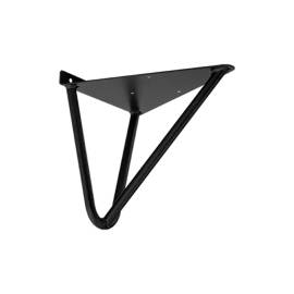 10 Équerres D'Étagère C Wfg 185 - 185X185X4 mm Noir - D-Work