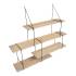 Ensemble d’Étagères Style Loft 120x105x25 cm - Structure Robuste - Usage Intérieur - D-Work