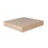 3 Étagères Murales Flottantes 230x235 mm - Placage Bambou Naturel - Design Écologique - D-Work