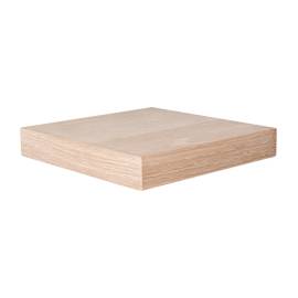 3 Étagères Murales Flottantes Placage Chêne Naturel Fsd 24/24 Df - 230X235 mm - D-Work