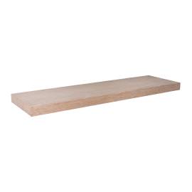 3 Étagères Murales Flottantes Placage Chêne Naturel Fsd 80/24 Df - 800X235 mm - D-Work