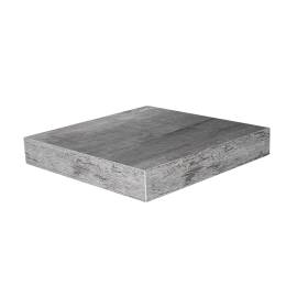 3 Étagères Murales Flottantes Gris Vintage Fs 24/24 Szv - 235X235 mm - D-Work
