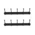 2 Crochets Muraux Pour Vêtements Noir C Wup 1 - 410X37X60 mm - D-Work