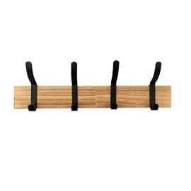 3 Crochets Muraux Pour Vêtements 420x61x125 mm - Acier - Fixation Murale Pratique - D-Work