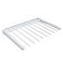 2 Porte-Pantalons Intégri Blanc 570x435x25 mm - Pratique et Robuste - D-Work