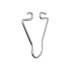 10 Supports Simples Pour Barre De Penderie Integri Zinc Argenté Arwp - 110X74 mm - D-Work