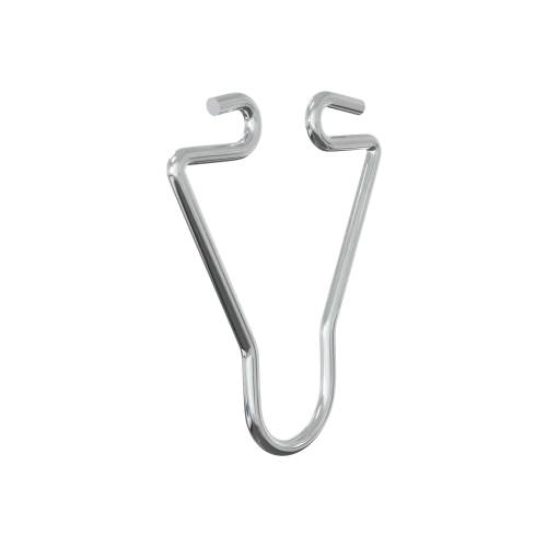 10 Supports Simples Pour Barre De Penderie Integri Zinc Argenté Arwp - 110X74 mm - D-Work