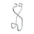 10 Supports Doubles Pour Barre De Penderie Integri Zinc Argenté Arwg - 110X74 mm - D-Work