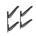10 Supports Multifonctions Anthracite - Polyvalents et Robustes - D-Work
