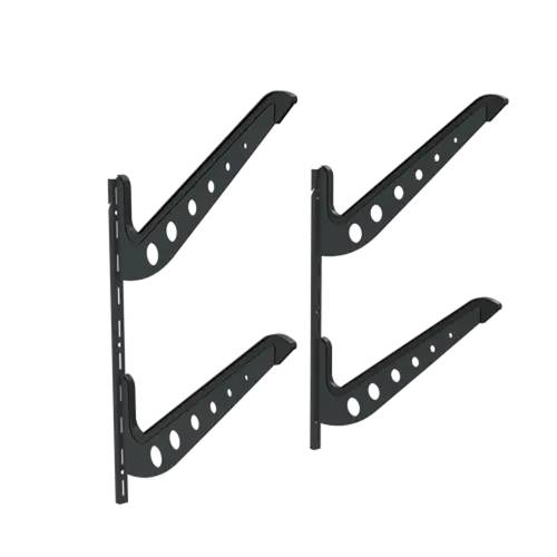 10 Supports Multifonctions Anthracite - Polyvalents et Robustes - D-Work