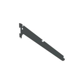 10 Consoles Inclinées 15° 306x73 mm - Simple - Anthracite - D-Work