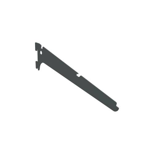 10 Consoles Inclinées 15° 306x73 mm - Simple - Anthracite - D-Work