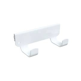 10 Supports Latéraux Pour Console 110x37,3x45 mm - Blanc - Fixation Fiable - D-Work