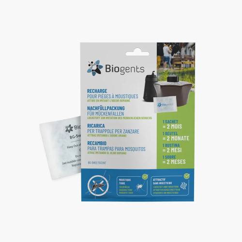 Recharge BG-SWEETSCENT 2 Mois pour Aero Trap BG-Mosquitaire BG-Home - Parfum Mosquitaire - Diffusion Durable - BIOGENTS