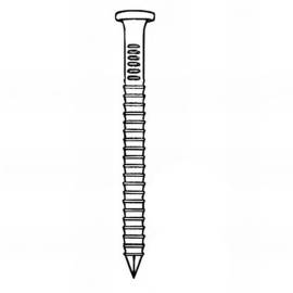 2200 Ptes 34° 40 x 50 Anelées Galva – 2200 Pièces – Acier Galvanisé, Résistantes à la Corrosion – ALSAFIX - ALSAFIX