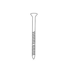 Scrail de 2000 Vis Galvanisées Torx 16° – 25/28 x 57 mm – Résistantes et Durables – Alsafix - ALSAFIX