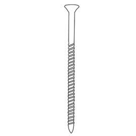 Scrail de 2000 Vis Galvanisées Torx 16° 28/32 x 75 mm – Résistantes et Durables – Alsafix - ALSAFIX