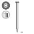 Pointe en Vrac Tête Plate (Tp) Lisse - 1.8x30 mm - 1 kg - D-Work