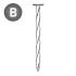 Pointe Lisse en Vrac Tête Plate 3,1 x 55 mm – 1 Kg – Acier, Résistante et Durable - ALSAFIX