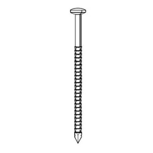 Pointe Annelée INOX A4 35/38 x 90 mm – Tête Bombée, 5 kg – Résistante et Durable - ALSAFIX