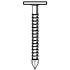 Pointe en Vrac Tête Extra Large (TEL) Annelée - Inox A4 - 2.8/3.1x35 mm - 5 kg - D-Work
